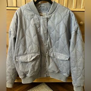 Quilted Faded Wash Jacket